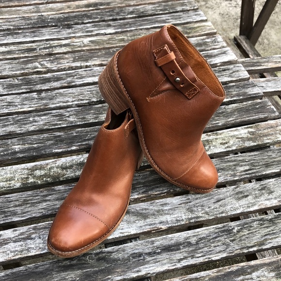 Madewell Brown Ankle Boots - Picture 1 of 8